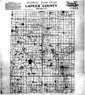 Lapeer County Map, Lapeer County 1915